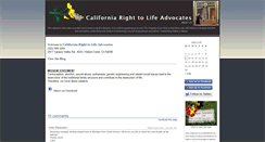 Desktop Screenshot of callifeadvocates.org