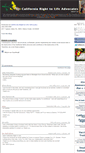 Mobile Screenshot of callifeadvocates.org